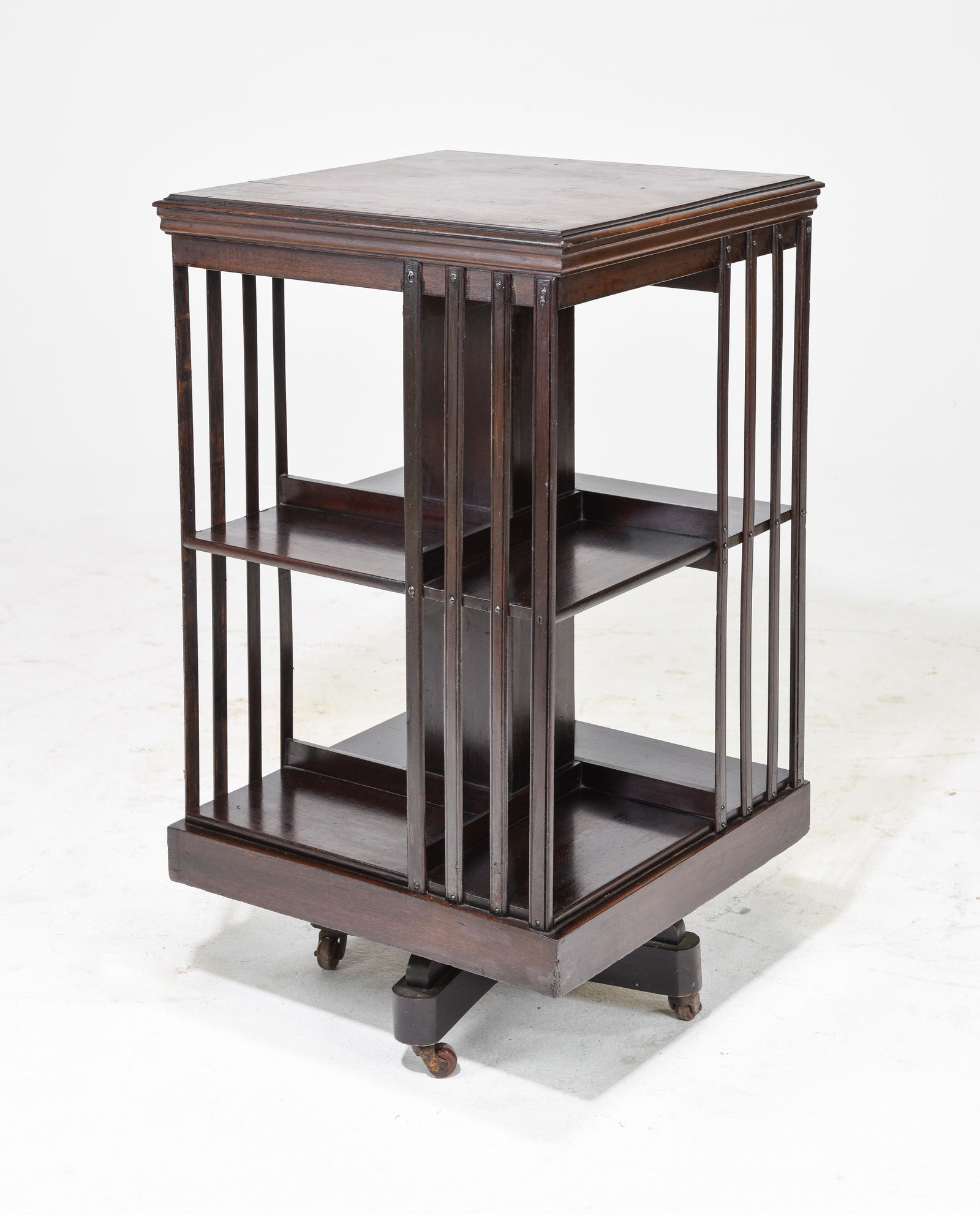 Edwardian Mahogany Revolving Bookcase c.1920's (1 of 3)