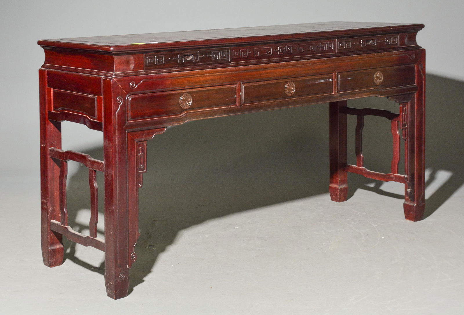 Asian Style Large Mahogany Alter Table (1 of 5)