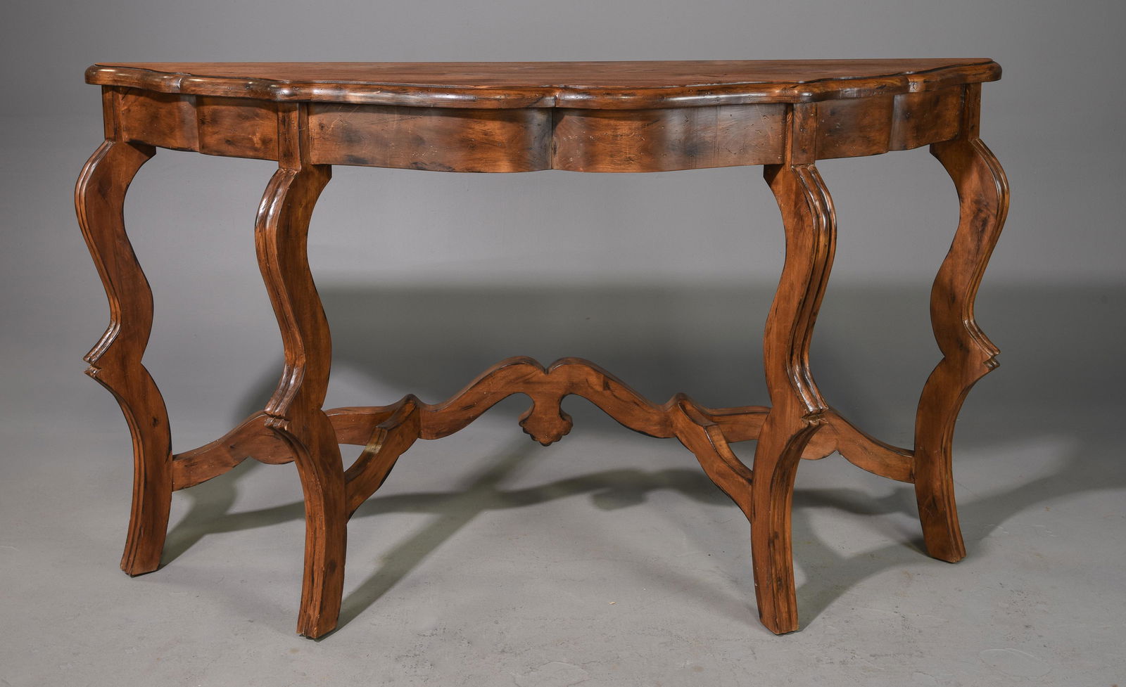 Shaped Demilune Hall Table / Console (1 of 4)