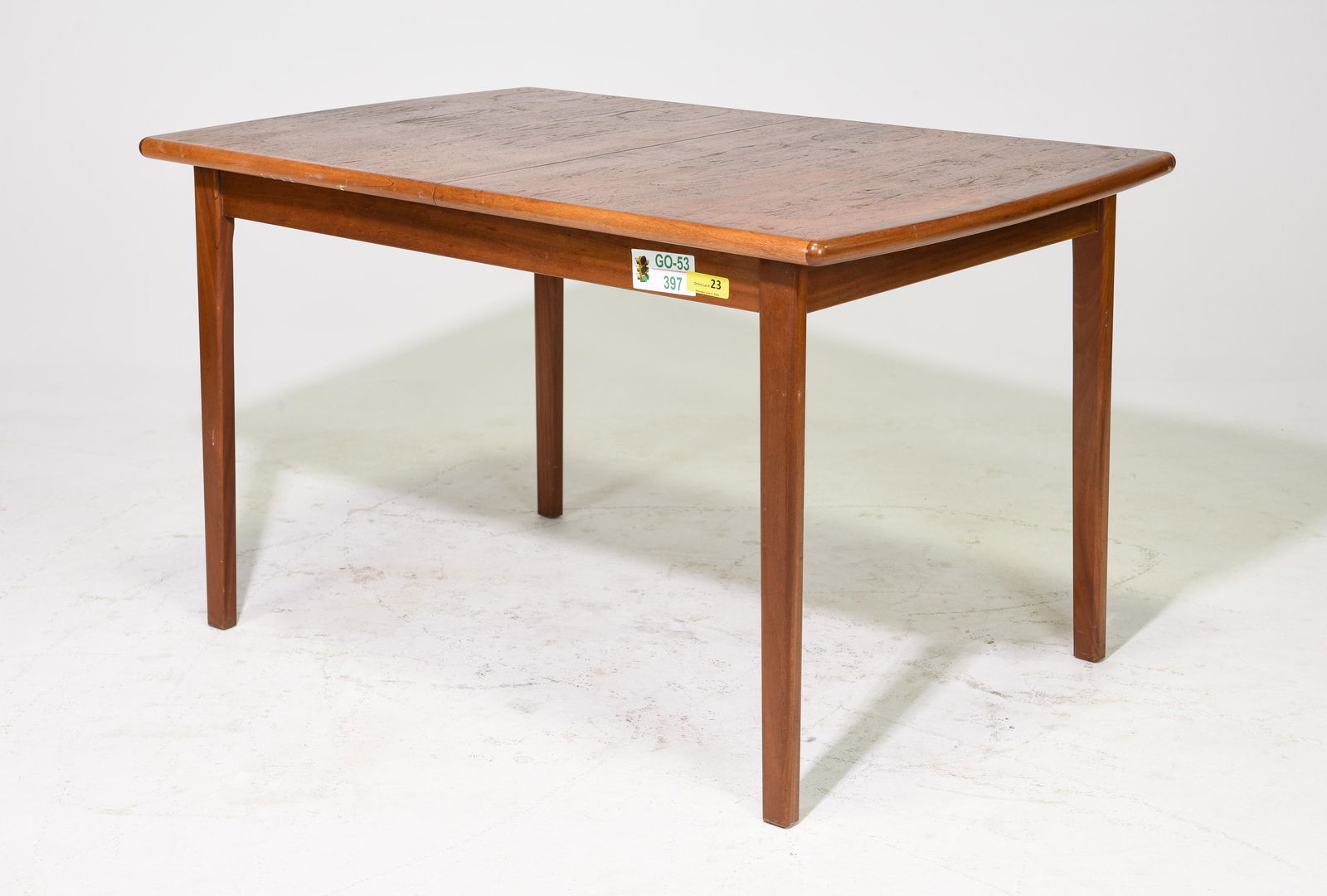 Mid Century Modern Teak Table with Butterfly Leaf (1 of 3)
