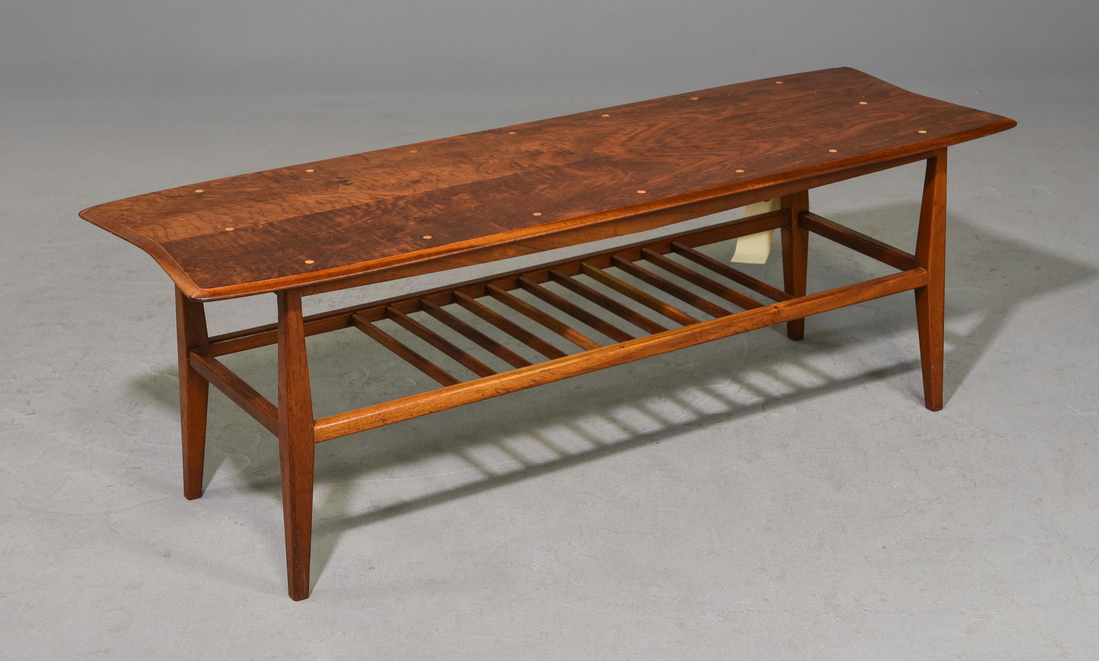Mid Century Modern Coffee Table with Rack #1 (1 of 3)
