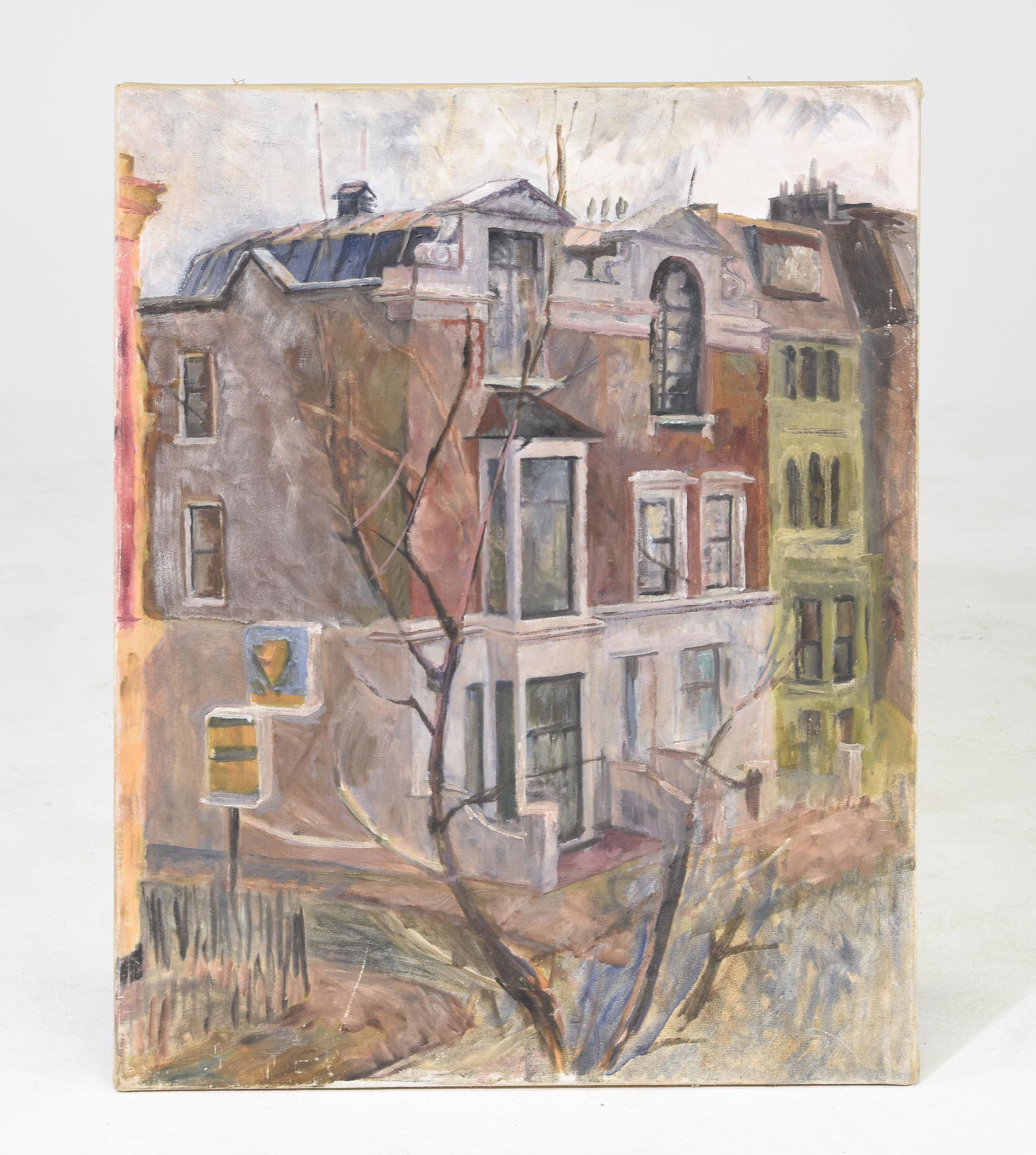 European Cityscape / Architectural Oil on Canvas #2 (1 of 2)