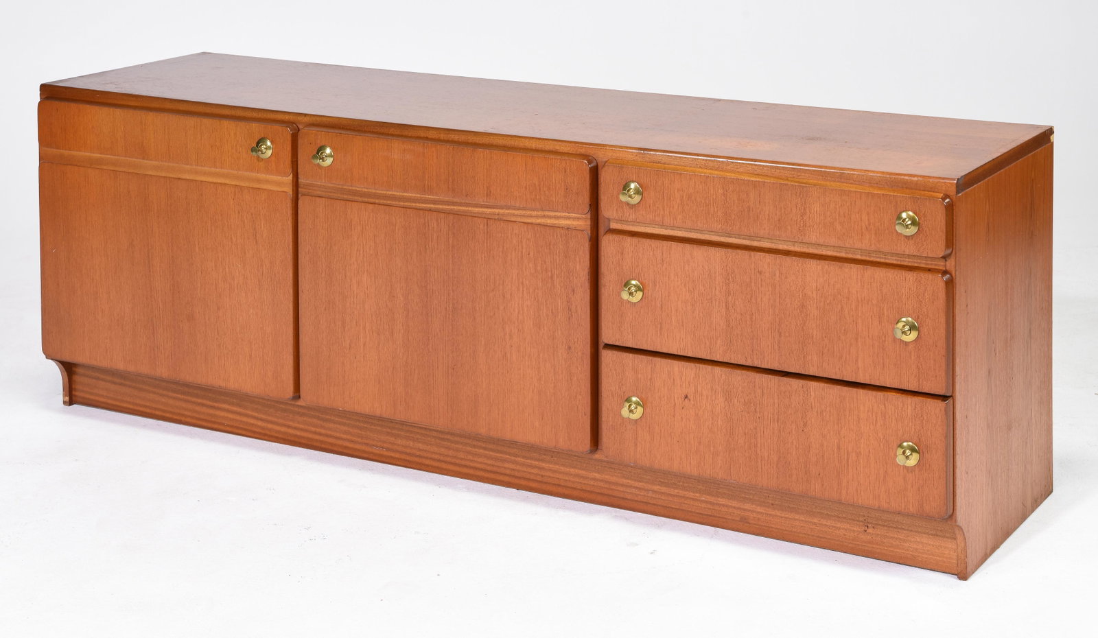 Mid Century Modern Credenza / Base - McIntosh: Danish Modern Style Credenza / Base by McIntosh - 23.5 in tall x 71 x 16.5