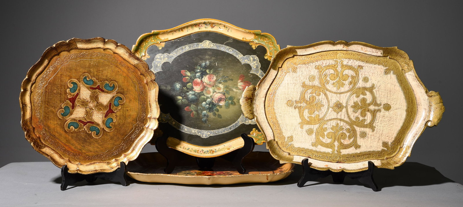 4 Florentine Style Plastic Trays (1 of 5)