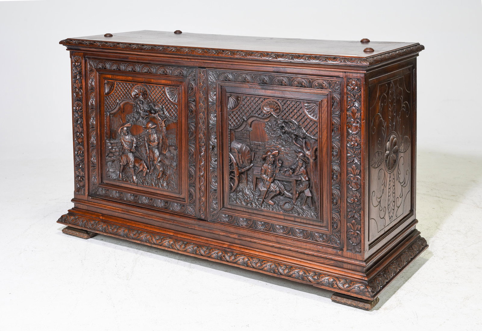 French Breton Style Oak Buffet / Sideboard (1 of 6)