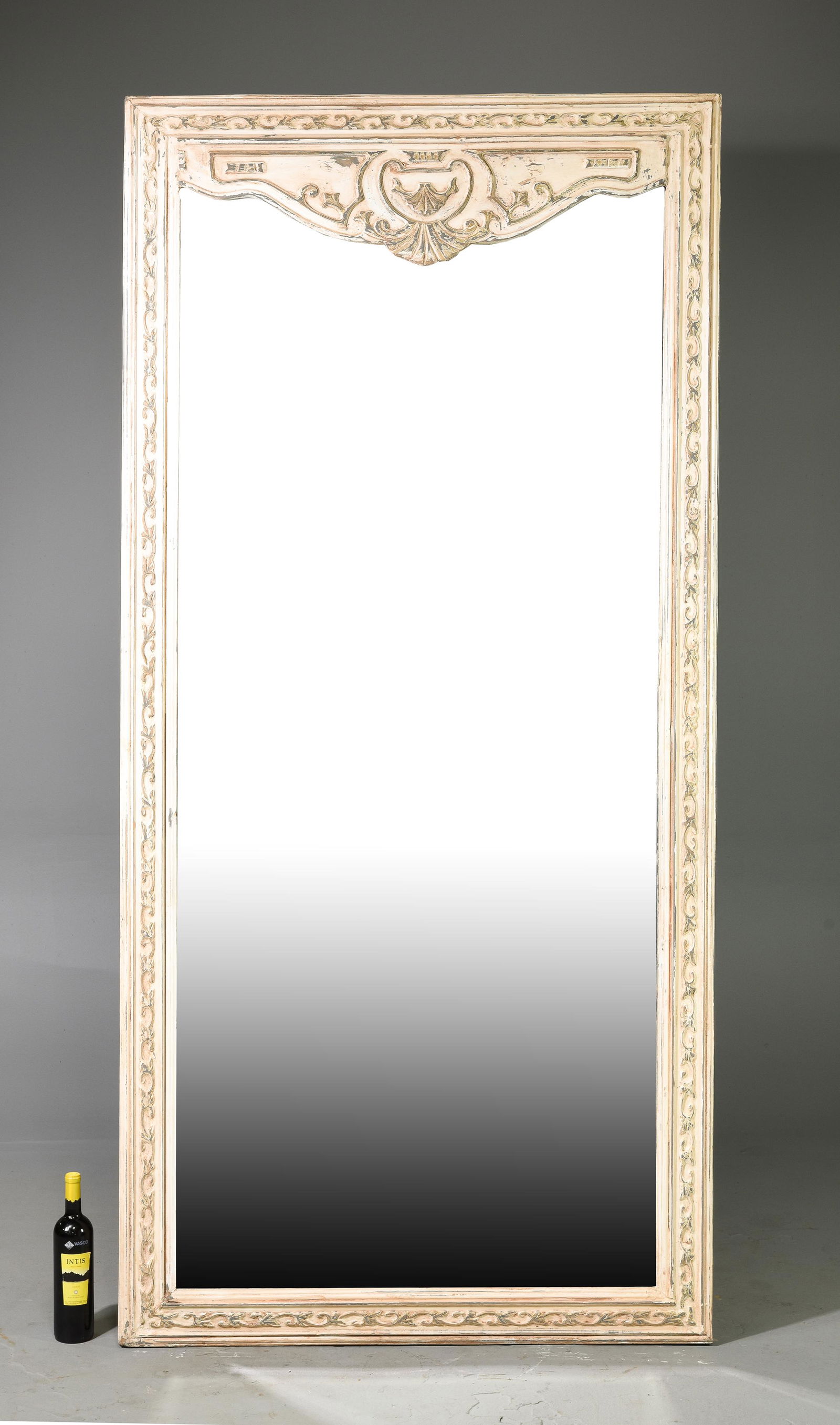 Large Painted Framed Beveled Mirror (1 of 4)