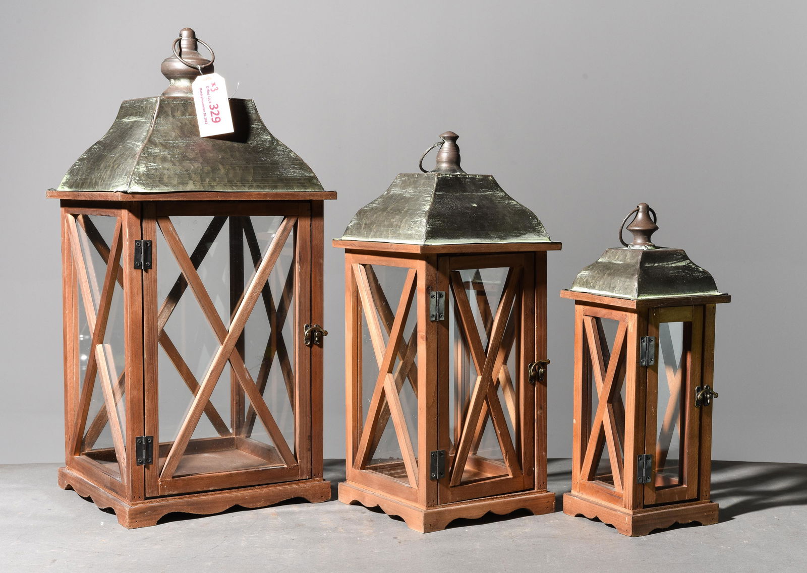 3 Lantern Shape Cloches (1 of 2)