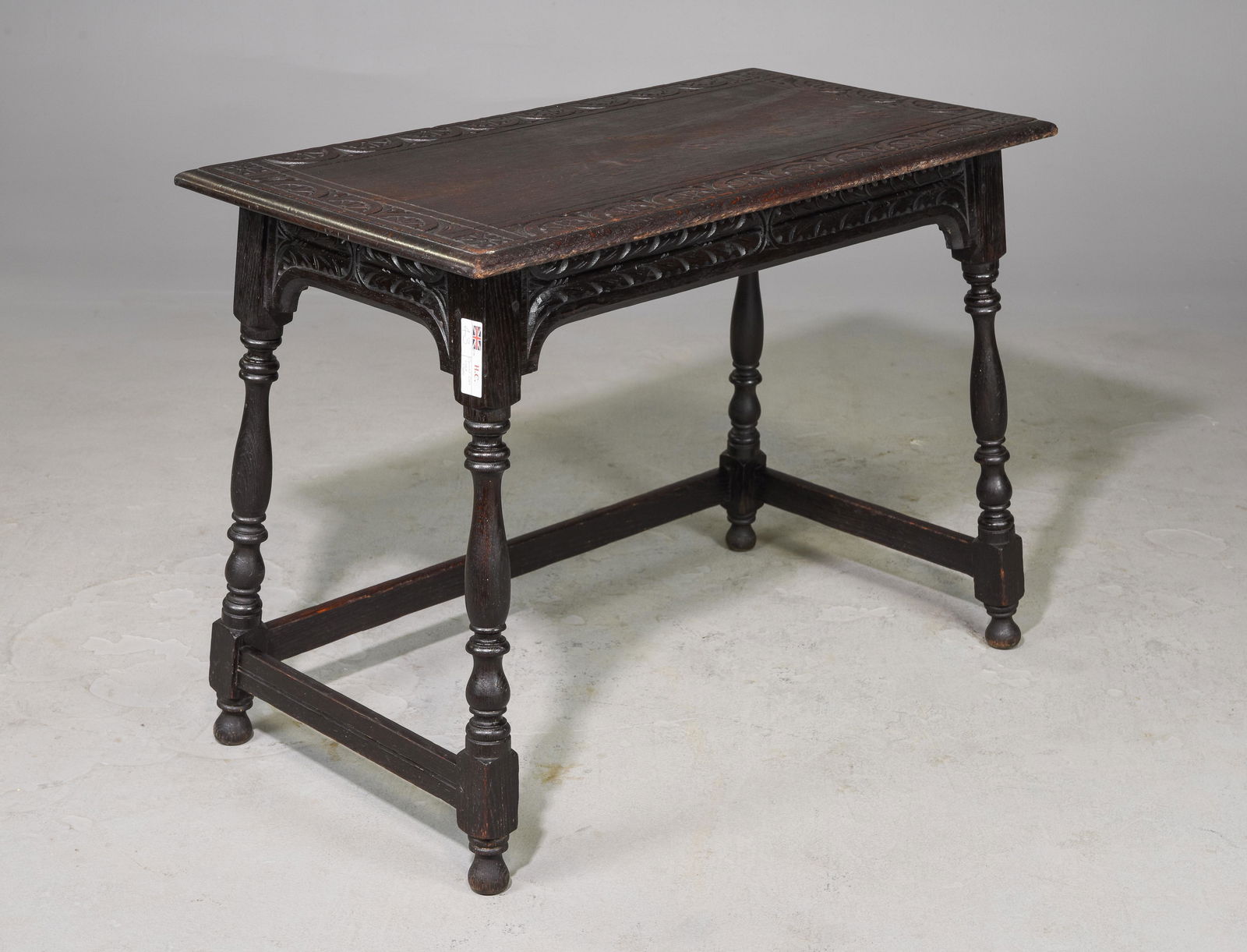British Carved Oak Table c.1920's (1 of 3)