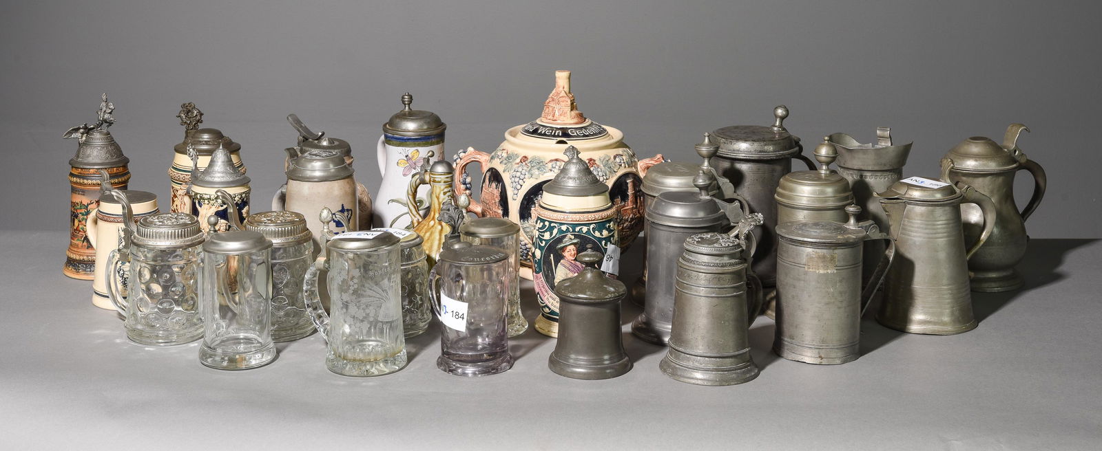 27pcs Assorted German & Pewter Steins (1 of 13)