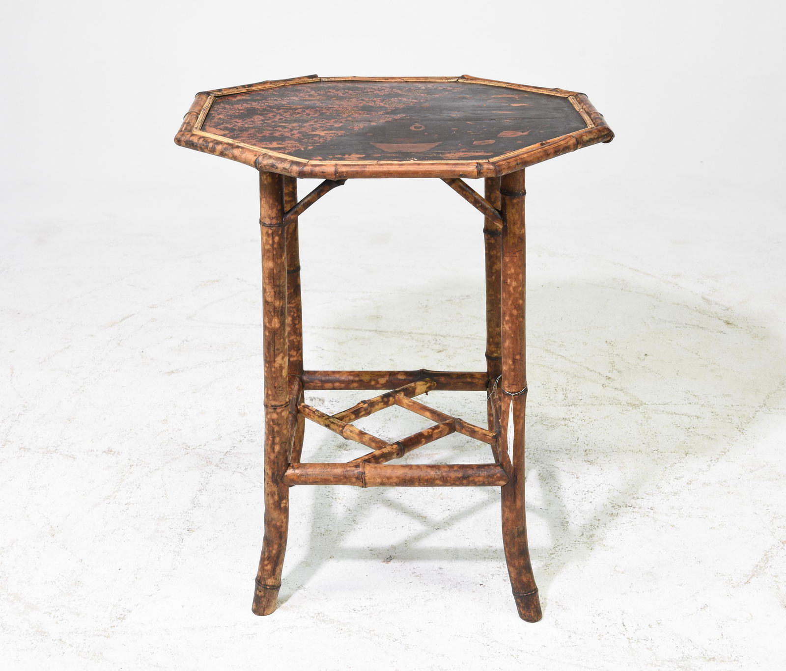 Bamboo Octagonal Occasional Table (1 of 3)