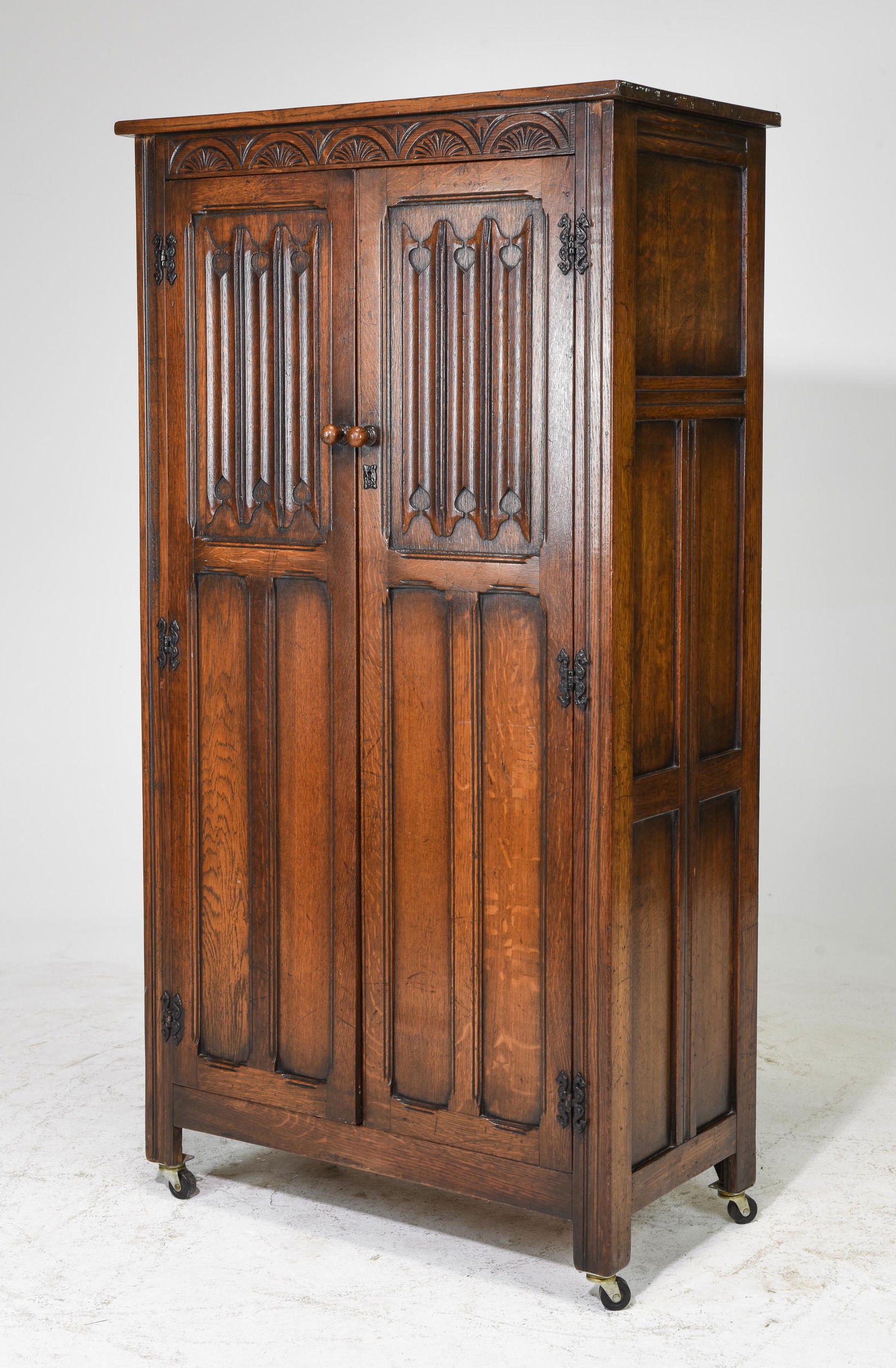 British Oak 2 Door Robe / Cabinet (1 of 3)