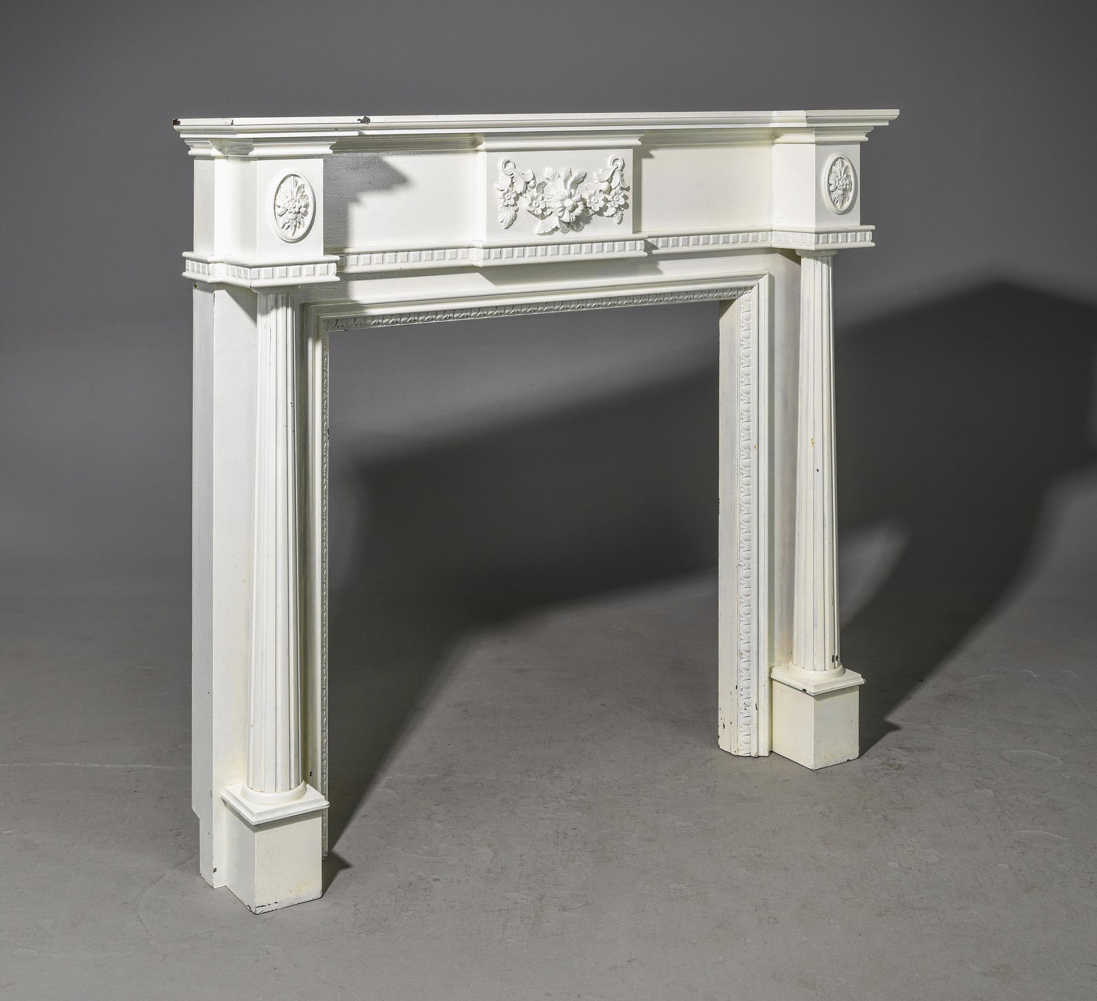 British Painted Fire Surround / Mantle (1 of 6)