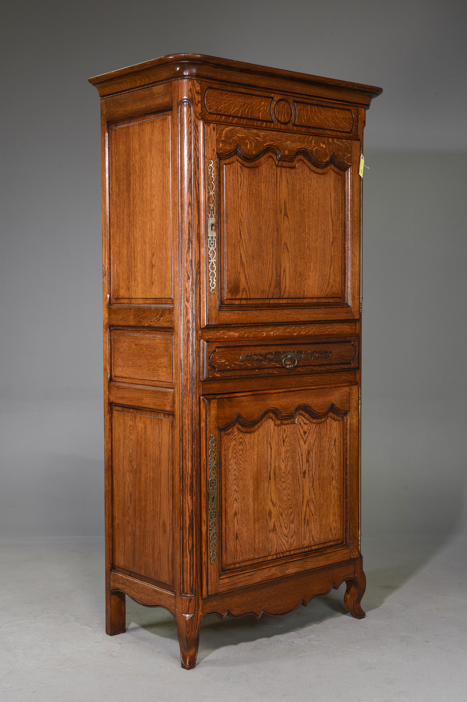 French Regency Style Oak Cupboard (1 of 3)