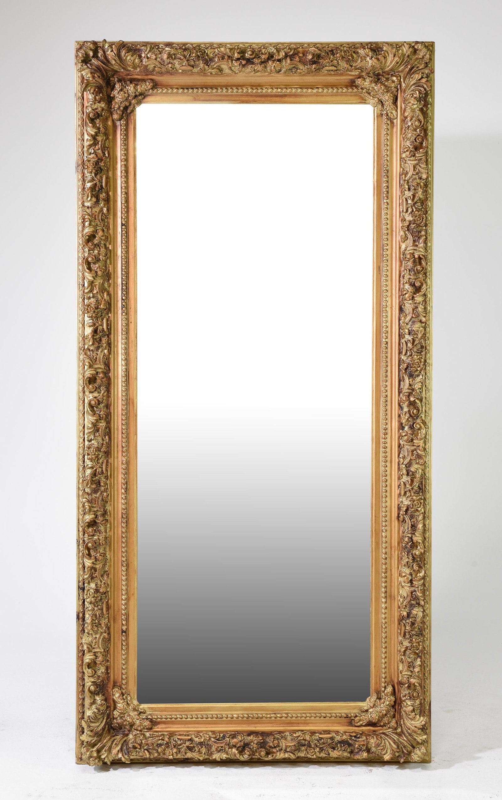 French Style Large Gold Beveled Mirror #1 (1 of 4)