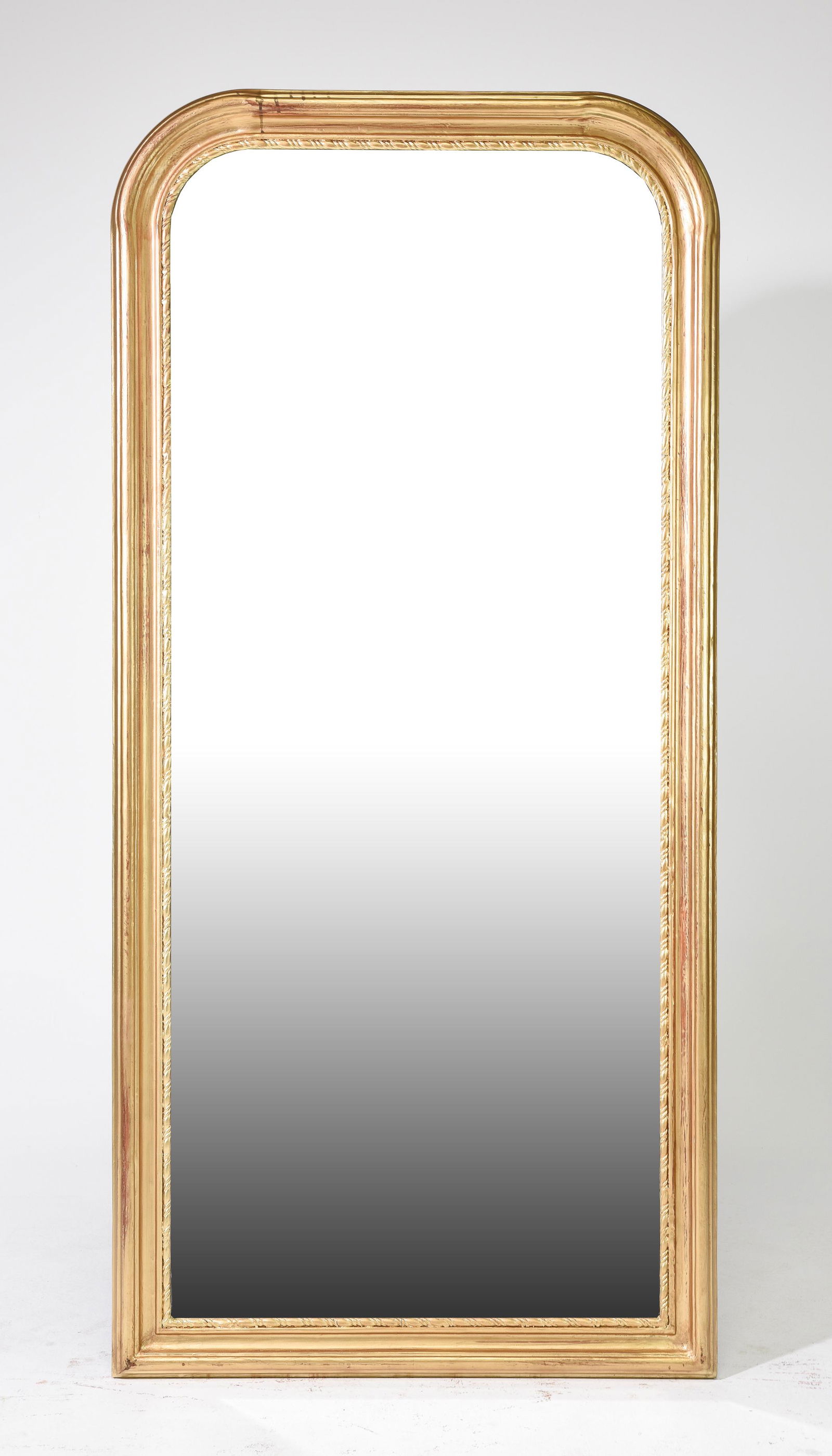 Louis Philippe Style Large Gold Beveled Mirror #7 (1 of 4)