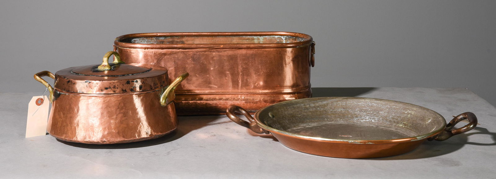 3pc French Copper Assorted Pans & Pot (1 of 5)