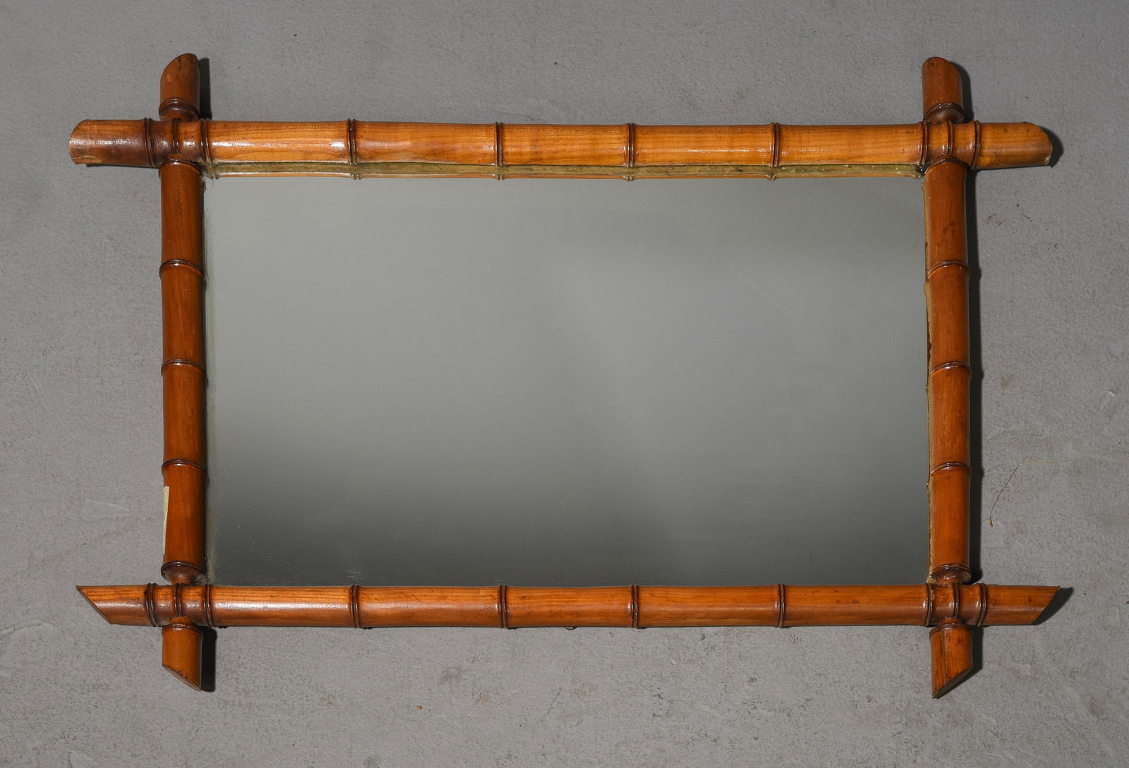 French Faux Bamboo Mirror #1 (1 of 3)