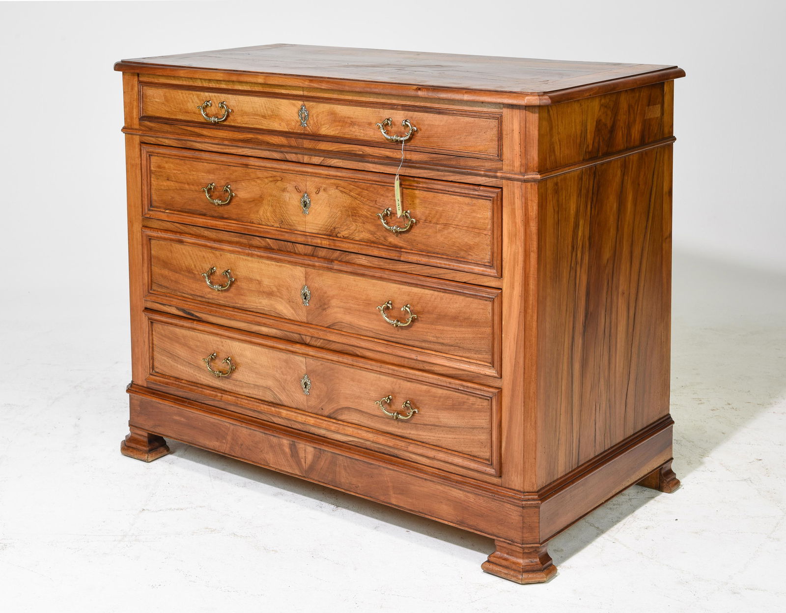 Louis Philippe Style Walnut Commode / Chest (1 of 6)