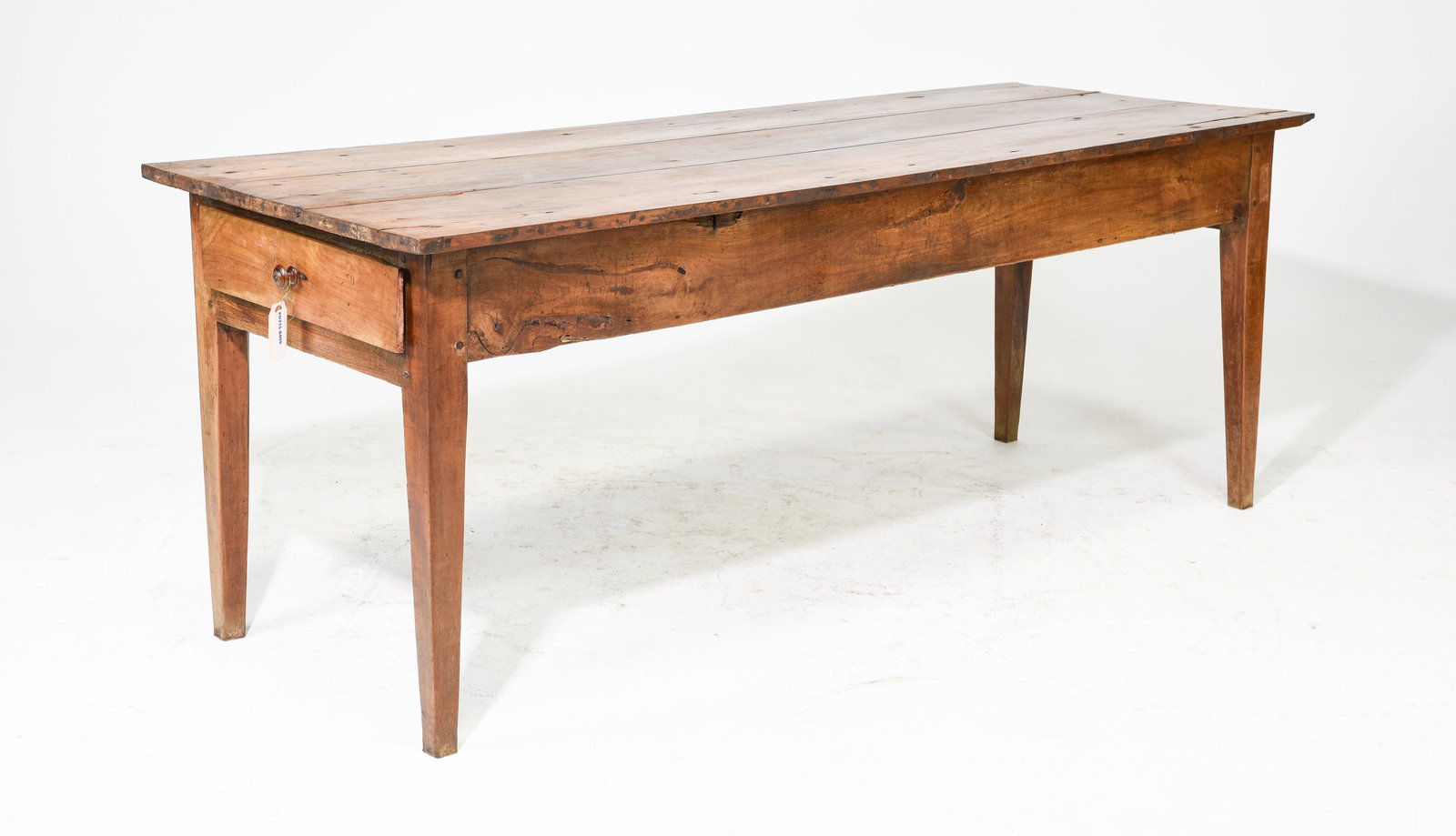 French Rustic Farmhouse Table with Drawers (1 of 5)