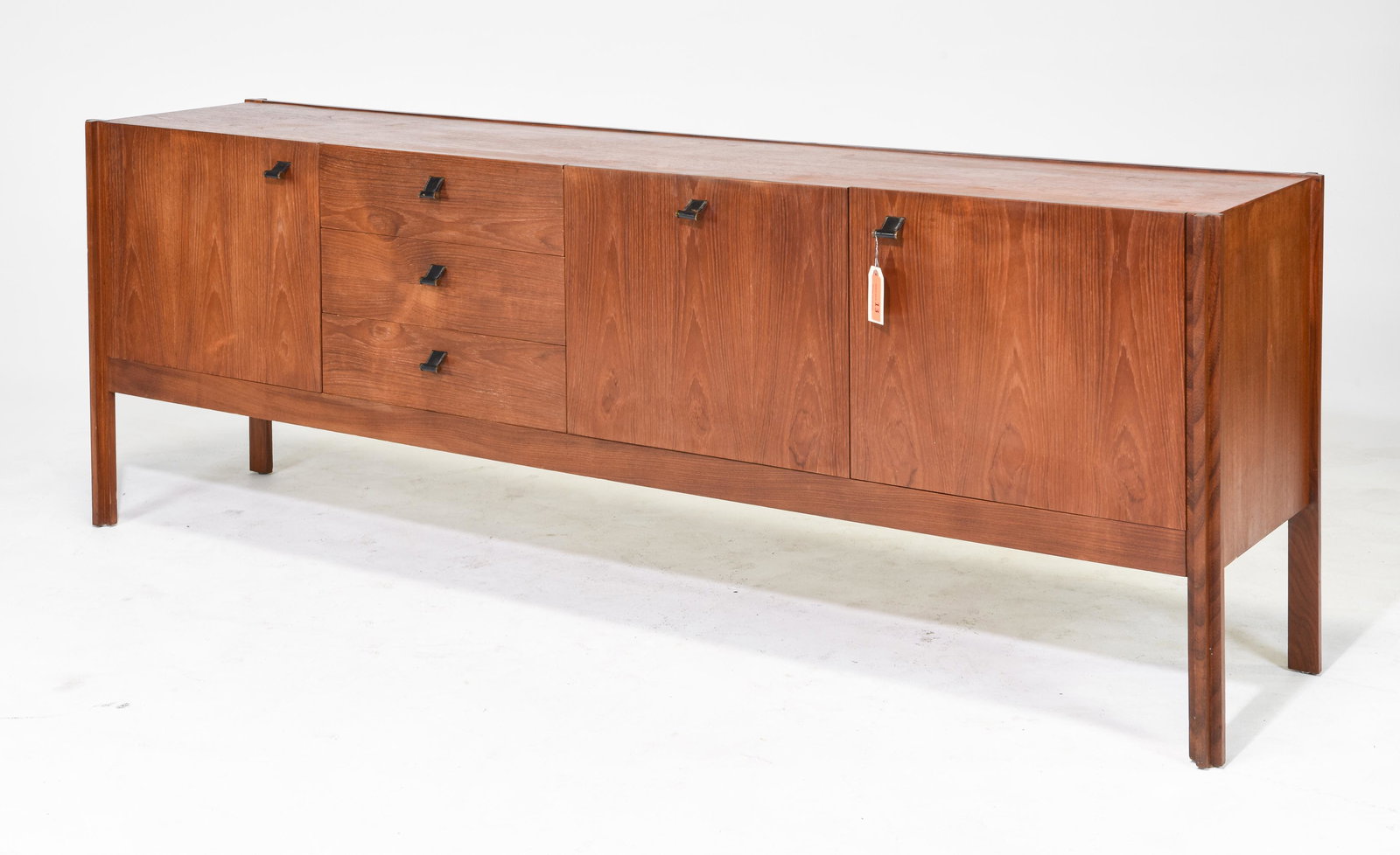 Mid Century Modern Sideboard - Leather Pulls (1 of 6)