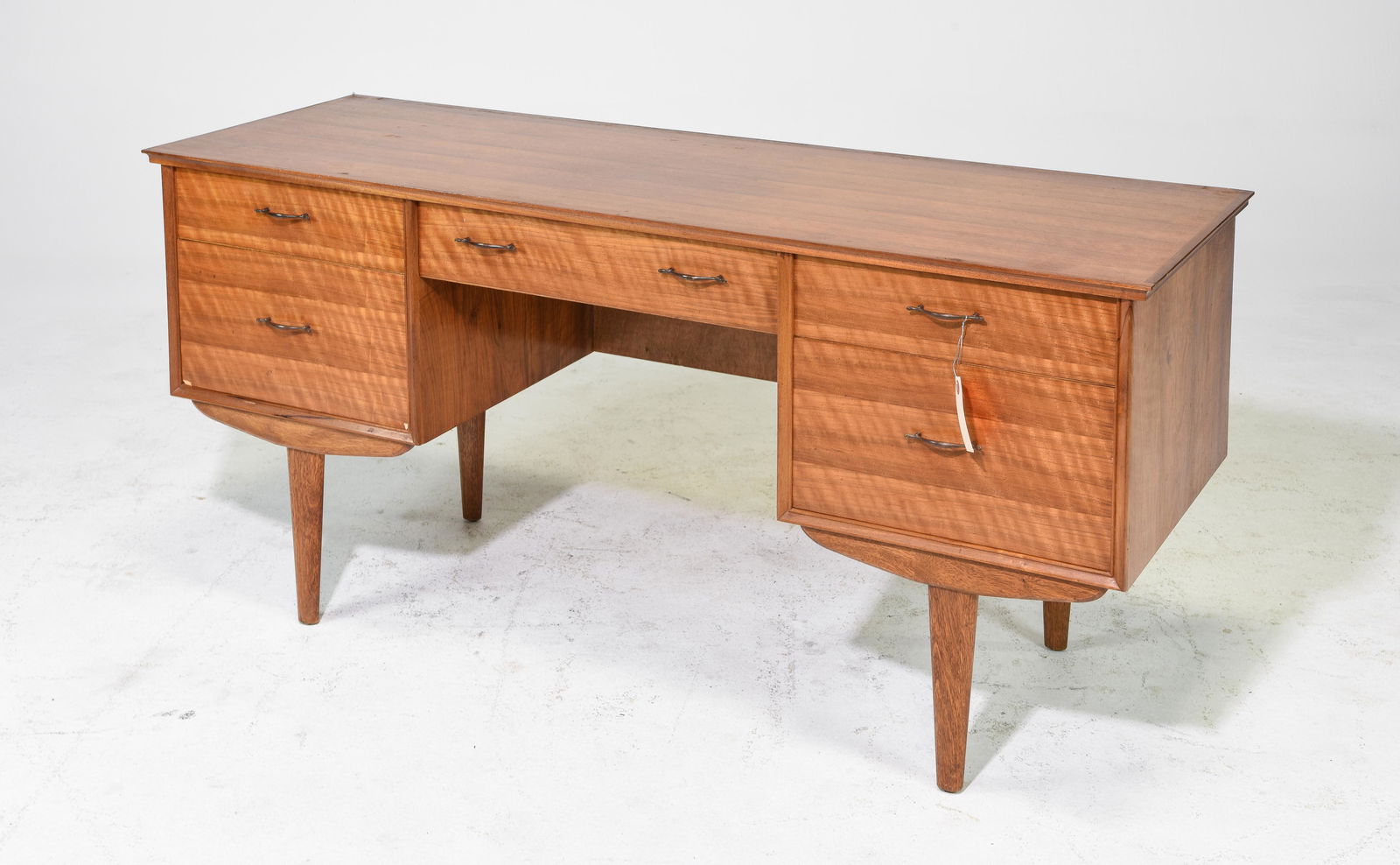 Mid Century Modern Dresser / Desk With Metal Hardware Auction