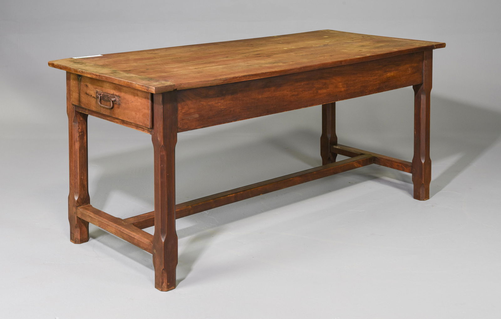 French Oak Farmhouse Table with Drawers (1 of 7)