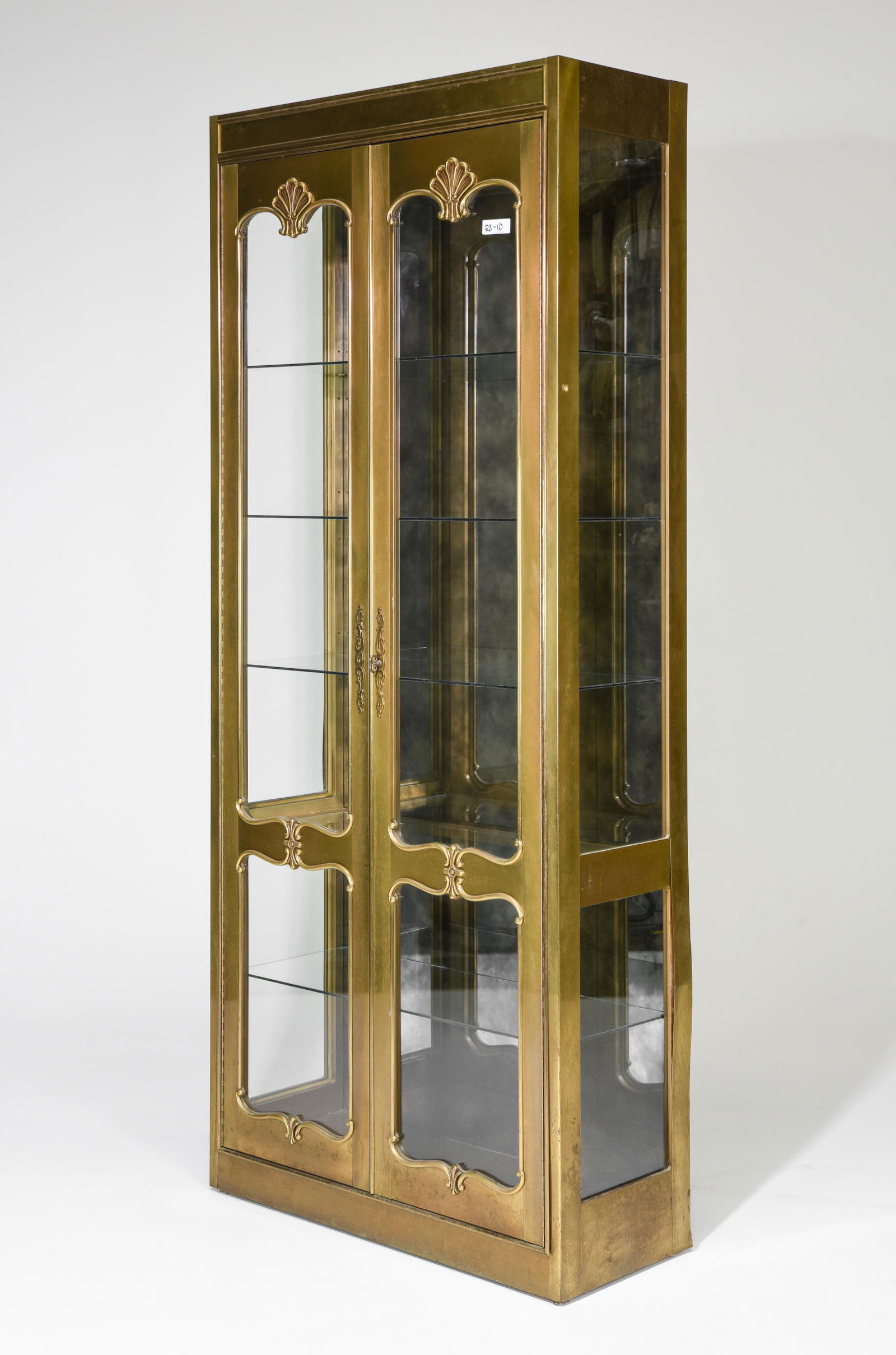 Mastercraft Brass Display Cabinet / Showcase (1 of 7)