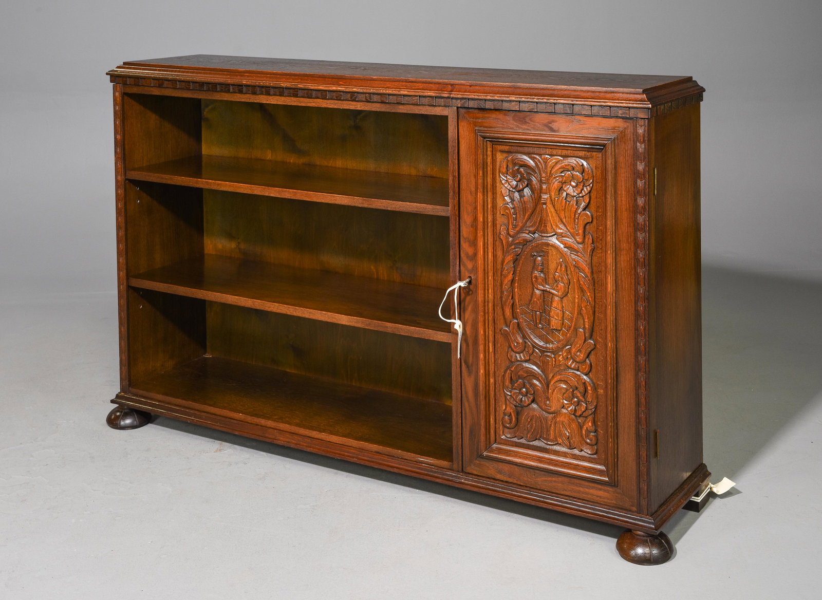 Danish Oak Bookshelf (1 of 4)