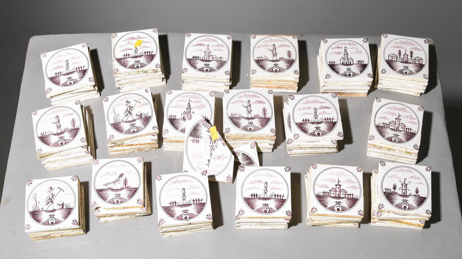 90 French Tiles: 90 French Tiles - 5.5 x 5.5