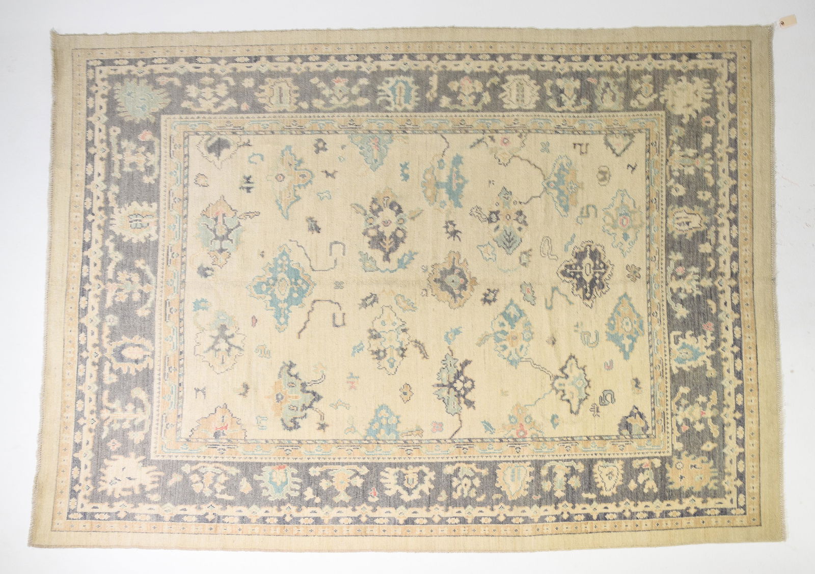 100% Wool Pile Hand Knotted Rug - 10'7 x 8' (1 of 3)
