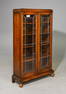 Jacobean Oak Leaded Glass Bookcase