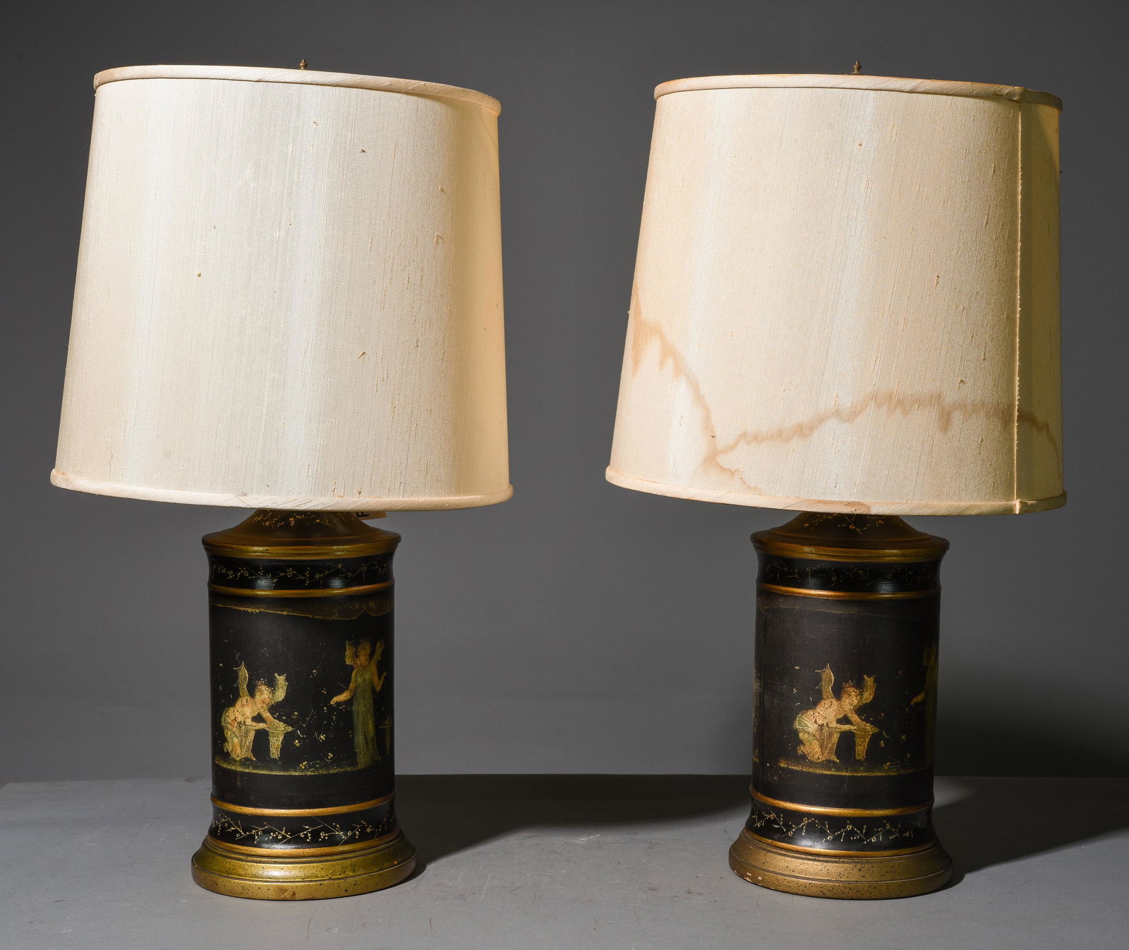 2 Neo Classical Tea Canister Table Lamps (1 of 6)