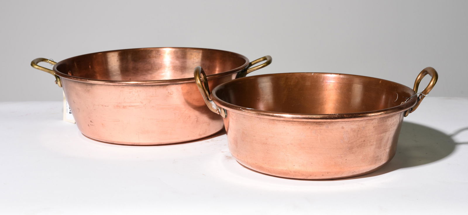 2 French Copper Jam Pans / Basins (1 of 3)