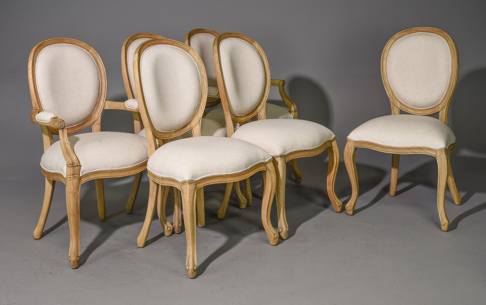 Set of 6 Large Coastal Dining Chairs (1 of 4)
