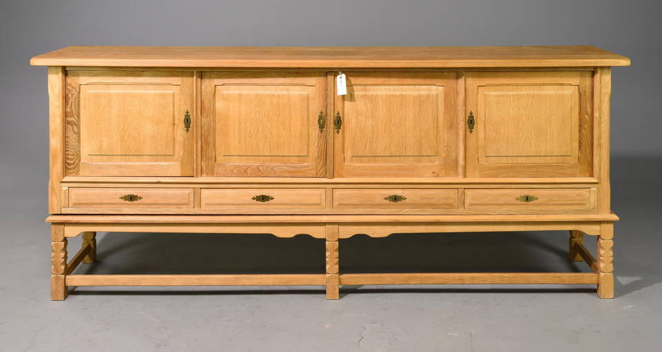 Danish Light Oak Credenza / Sideboard