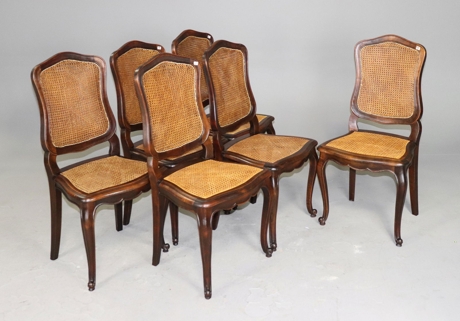 Set Of 6 Regency Style Caned Dining Chairs (1 of 3)