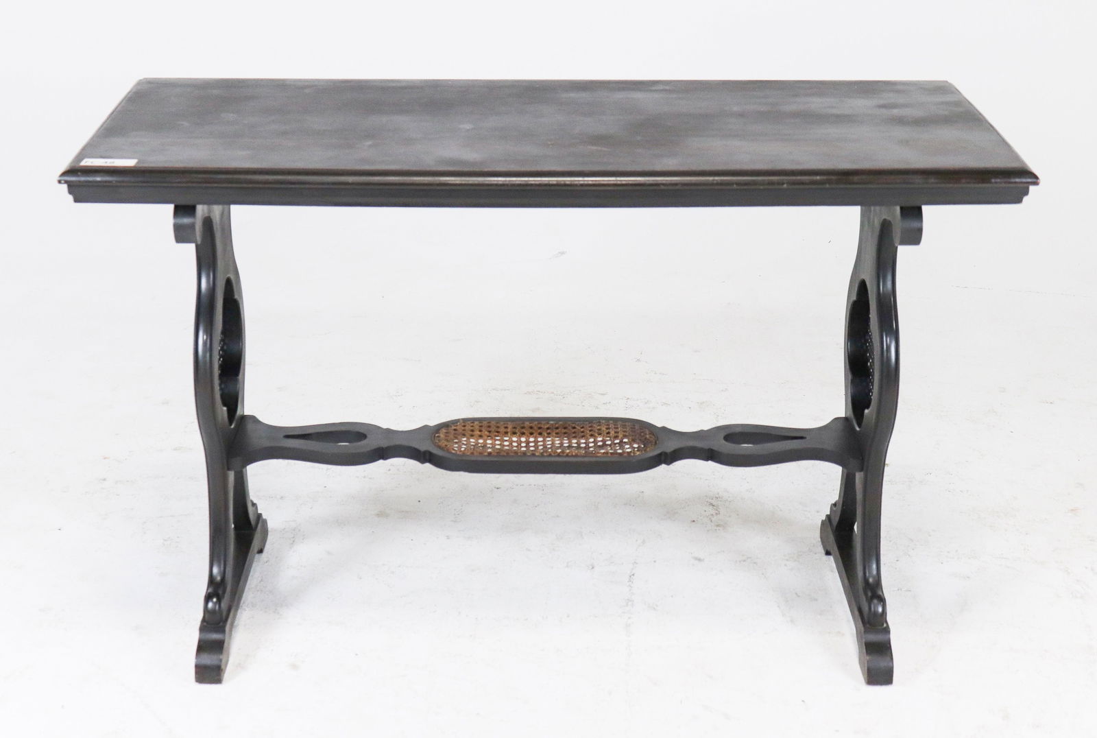 Hall/Console Table With Caned Base (1 of 4)