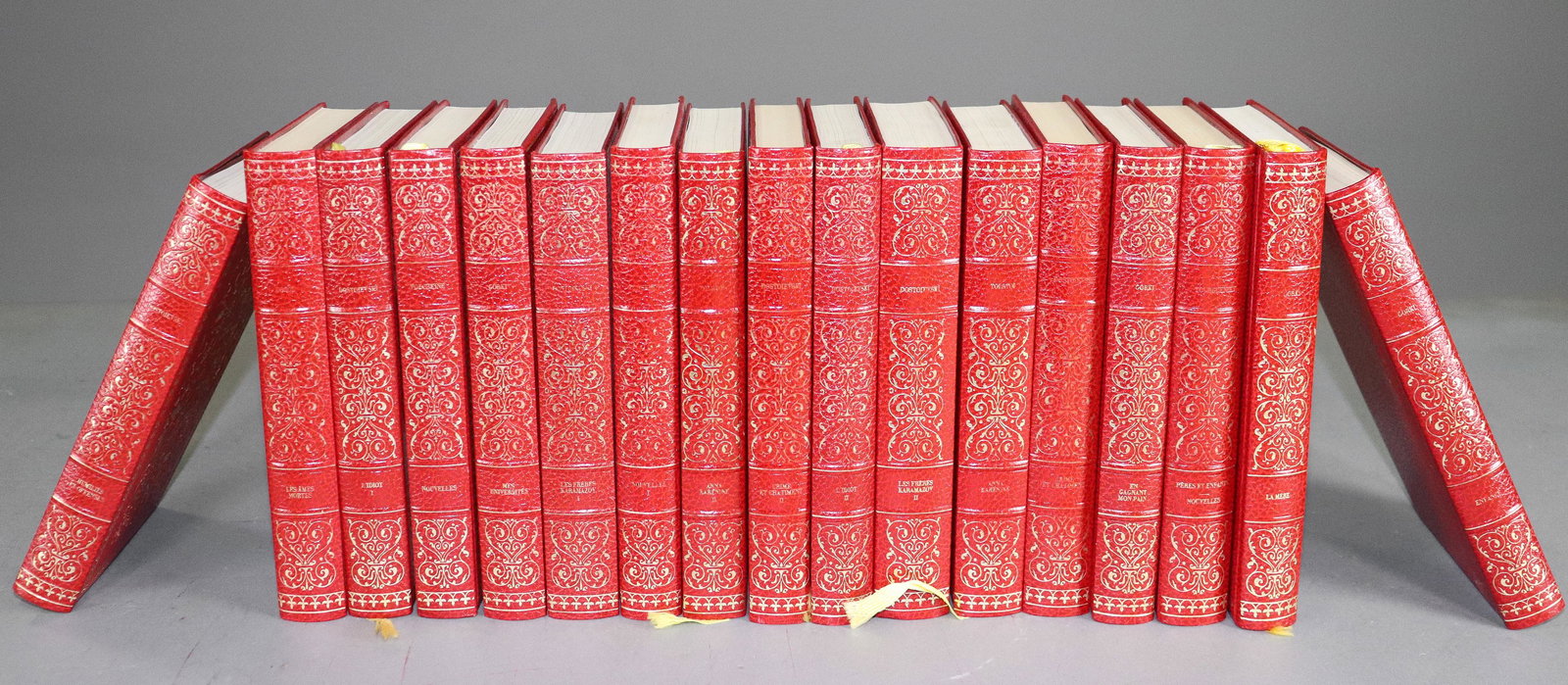 17 Red Bound European Novels (1 of 5)