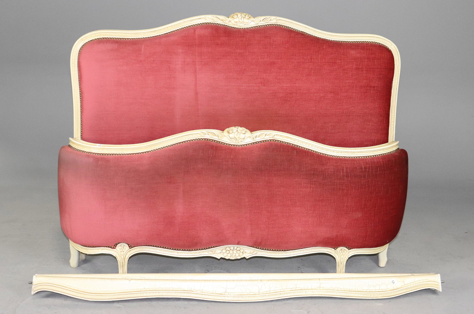 Louis XV Style Bed With Rails (1 of 4)