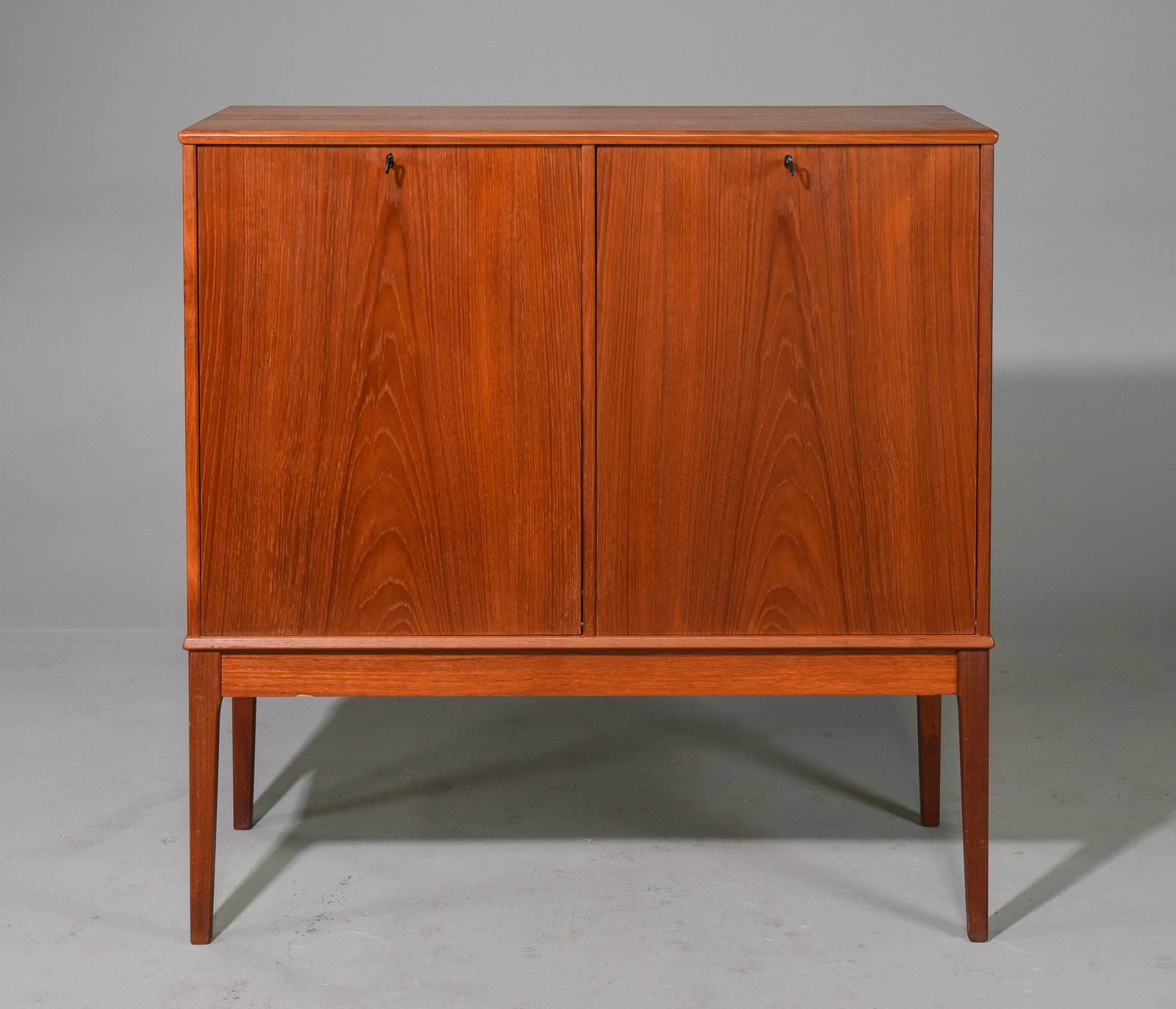 Danish Modern Drop Front Record Cabinet (1 of 7)