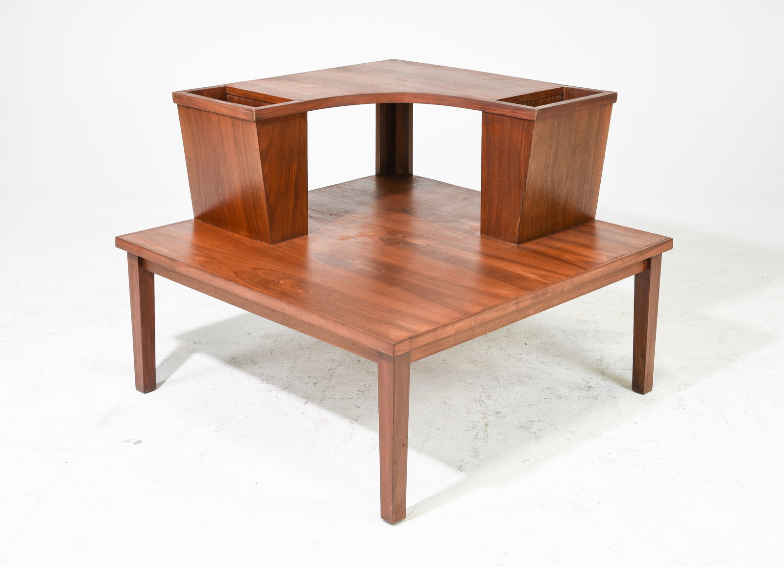Large Mid Century Modern Corner Table (1 of 6)