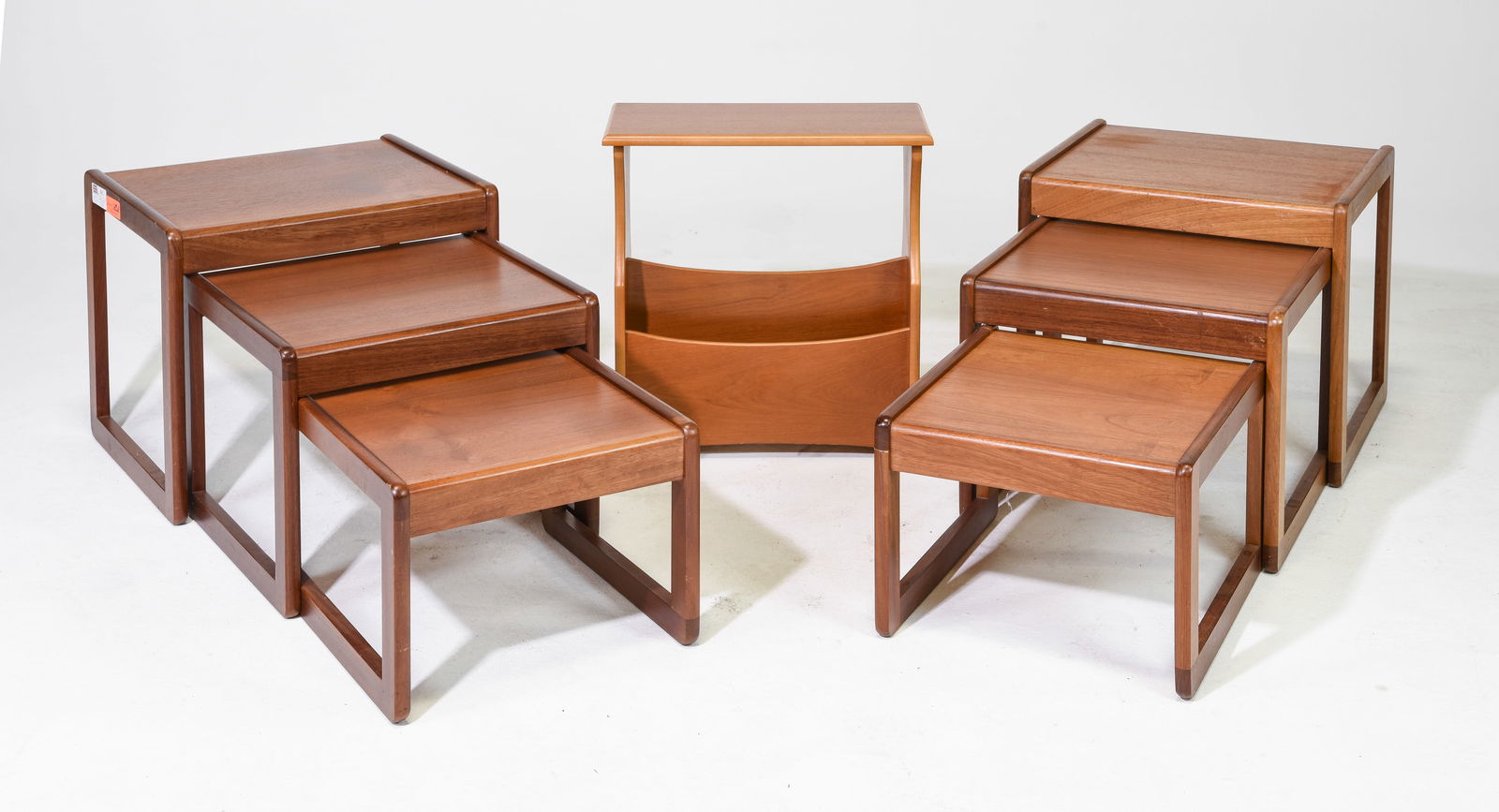 2 Mid Century Modern Nests & Magazine Rack (1 of 5)