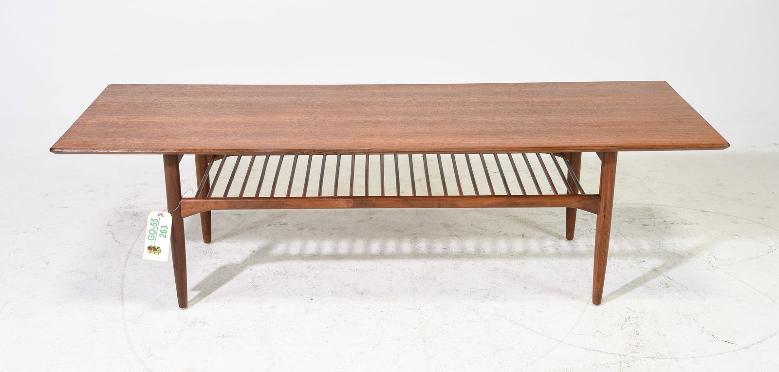 Mid Century Modern Coffee Table With Shelf Gplan Auction