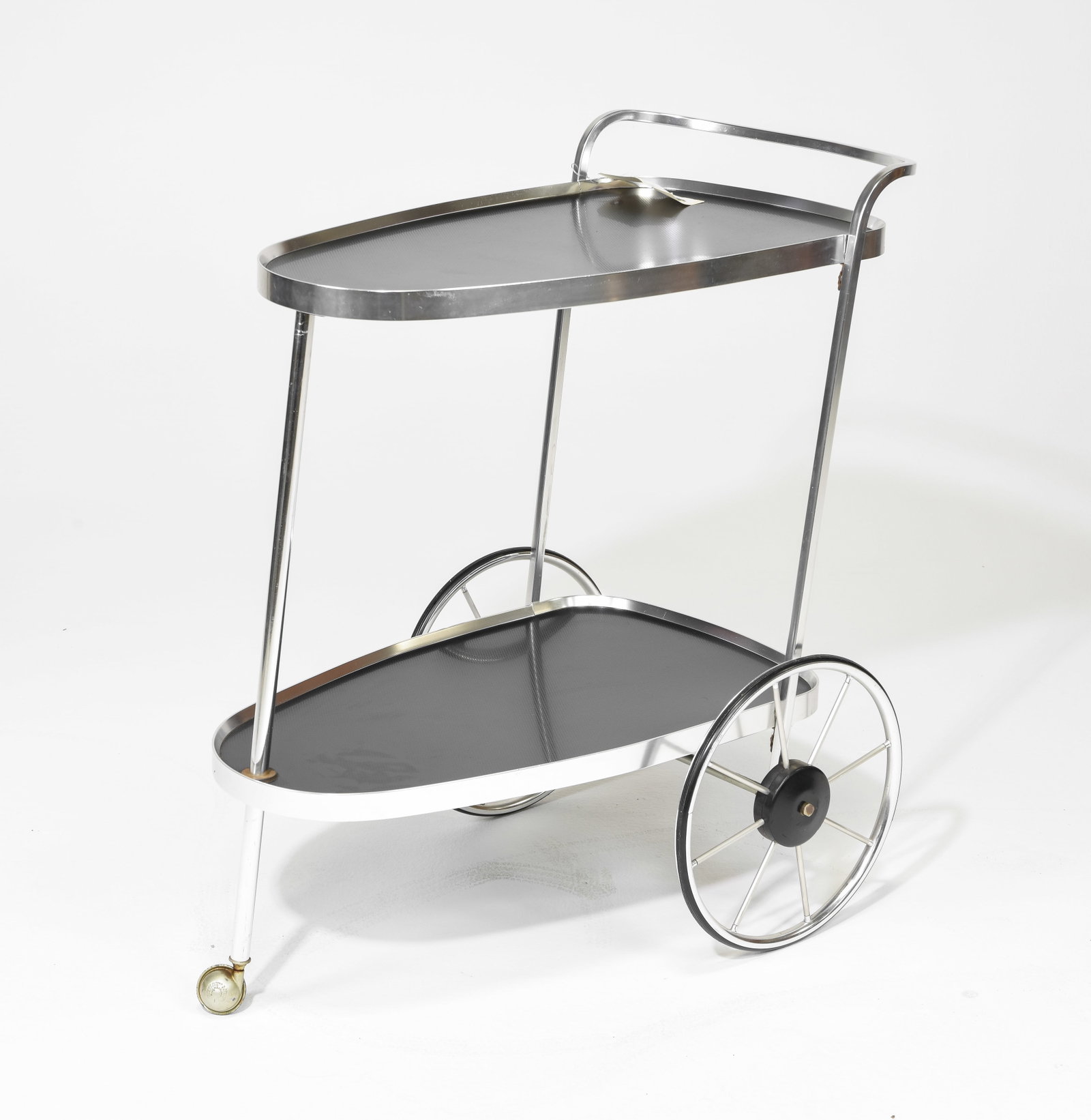 Deco Style Two Tier Trolley / Cart: Deco Style Two Tier Trolley / Cart - 32 in tall x 28 x 19