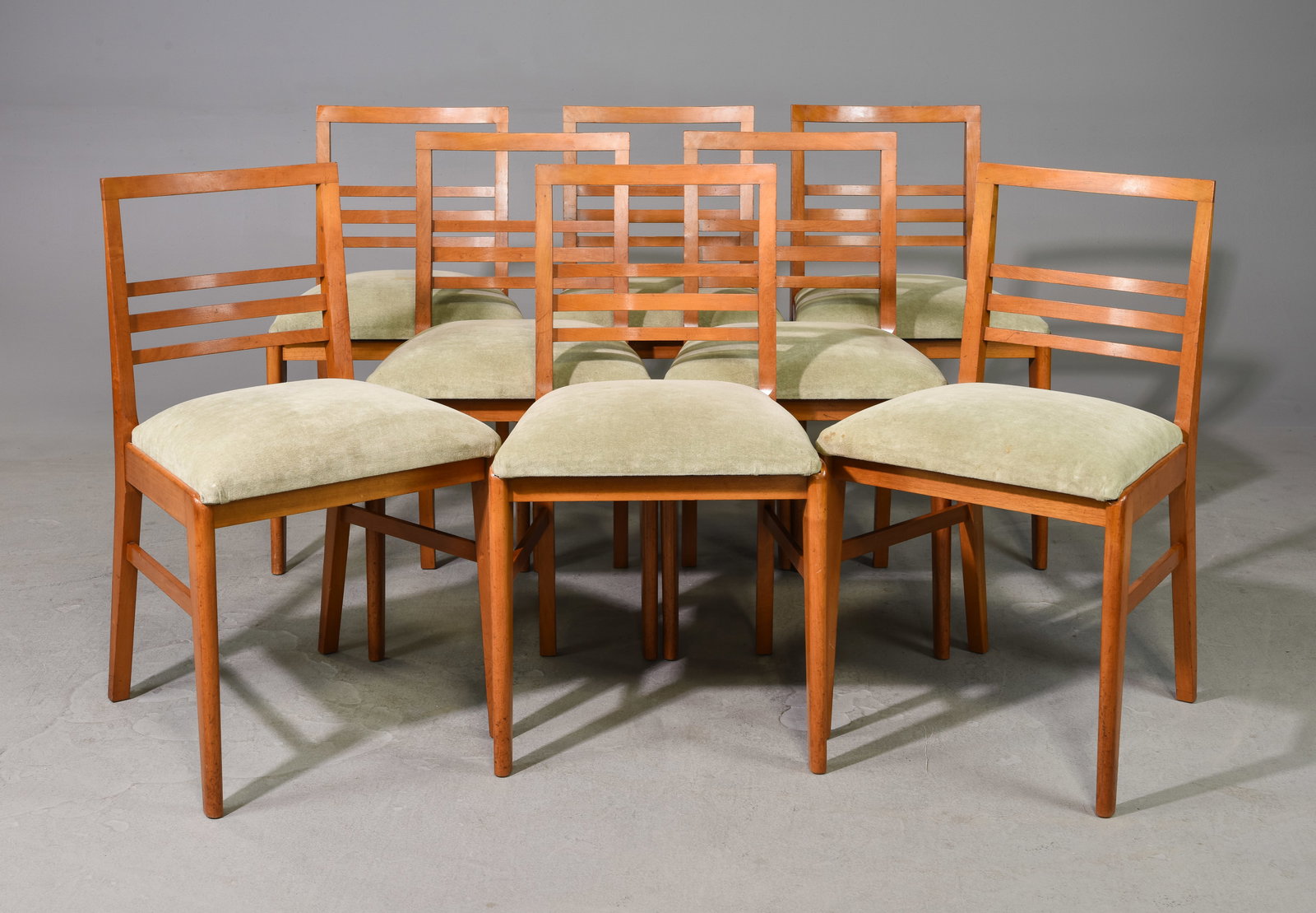 8 Mid Century Ladder Back Dining Chairs (1 of 3)