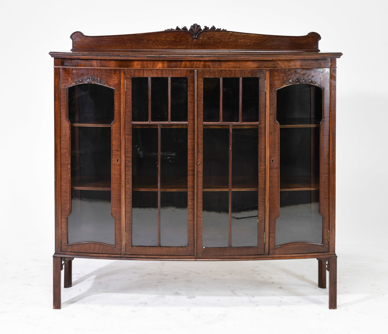 Edwardian Mahogany Display Cabinet c.1930's (1 of 7)