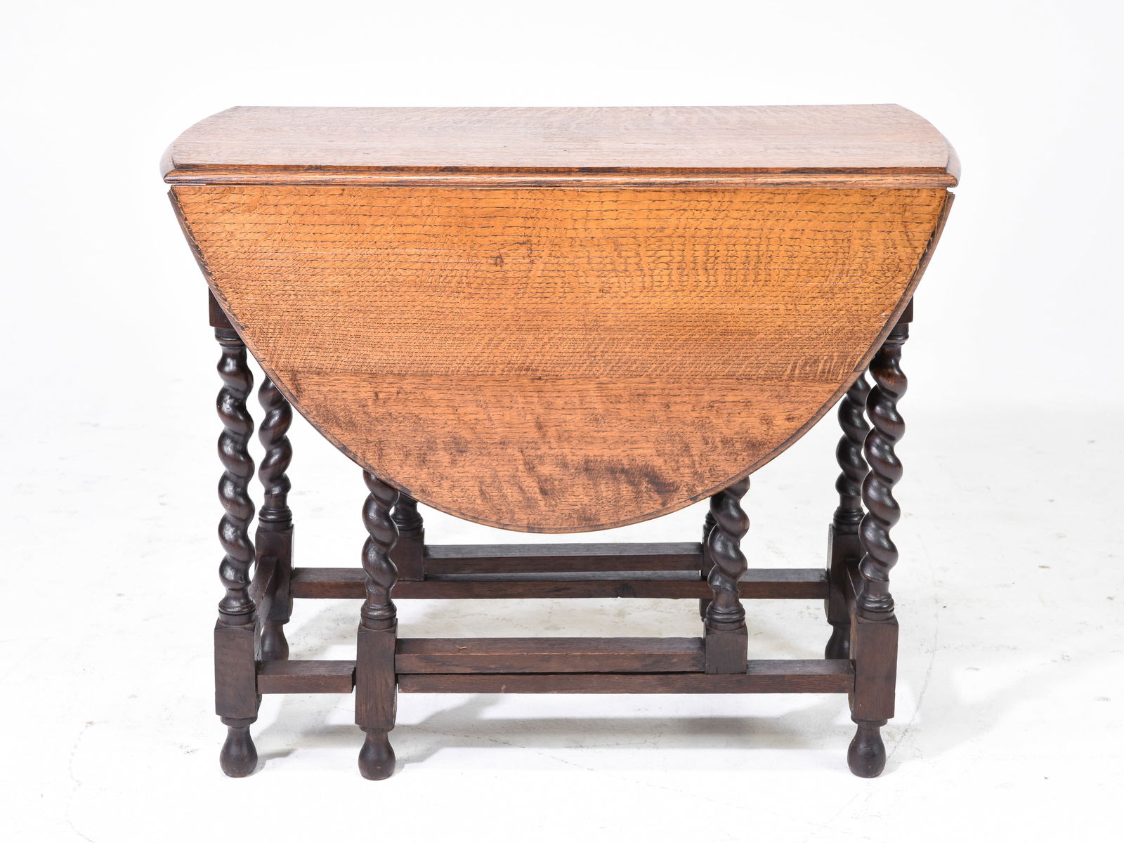 British Oak Drop Leaf Table (1 of 3)