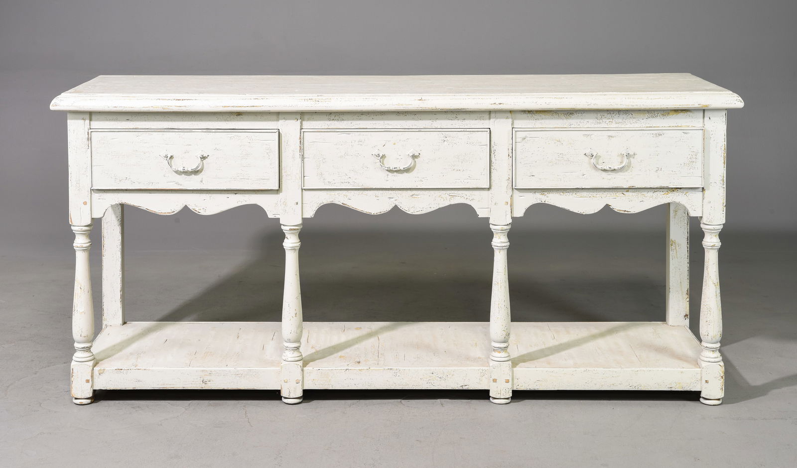 Painted 3 Drawer Console/Hall Table (1 of 6)