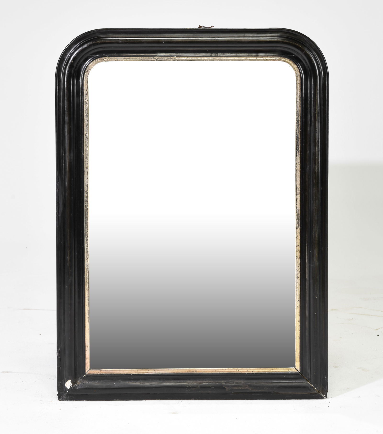 Louis Philippe Style Black Painted Mirror (1 of 6)