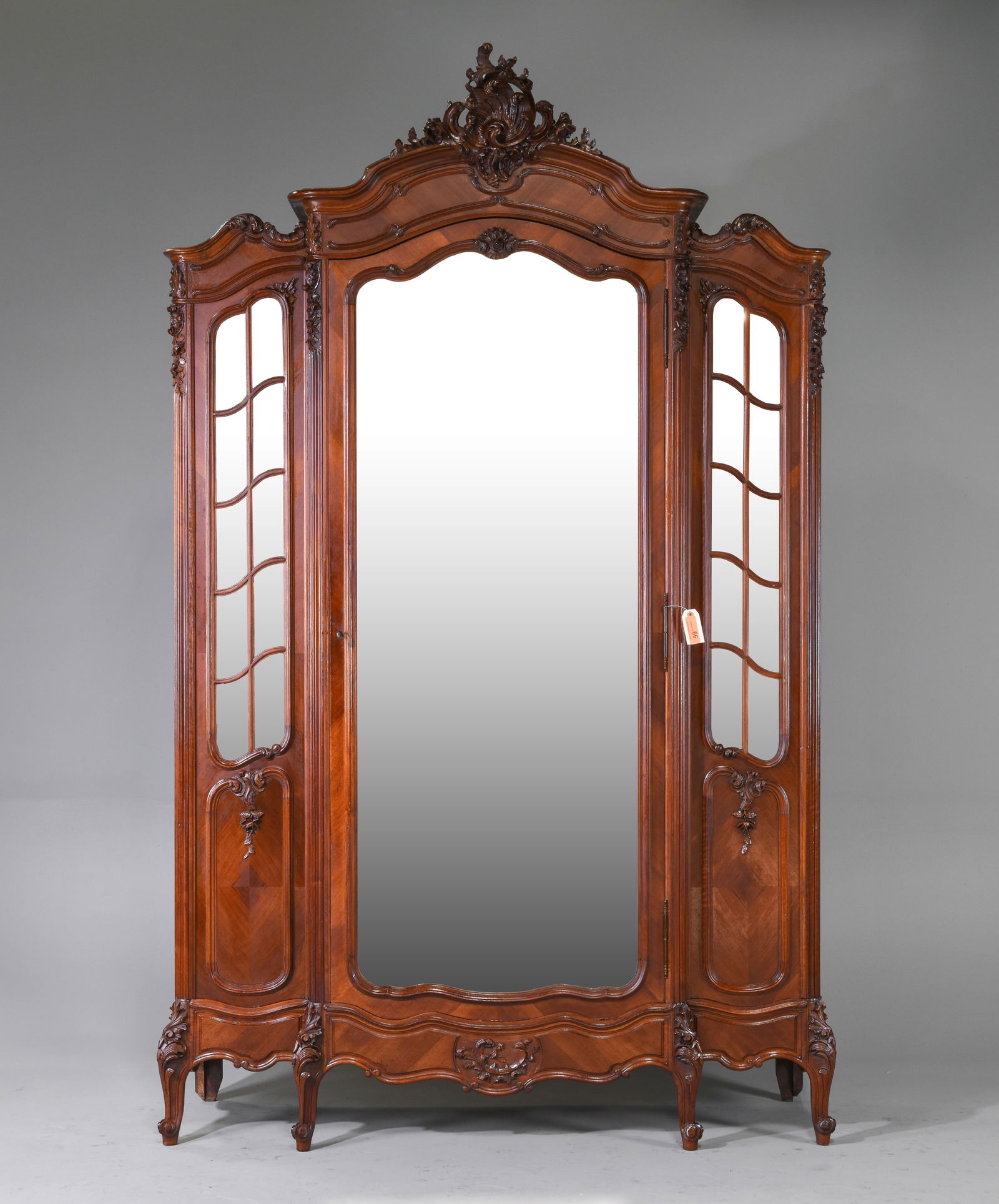 Large Louis XV Style Walnut Wardrobe (1 of 10)